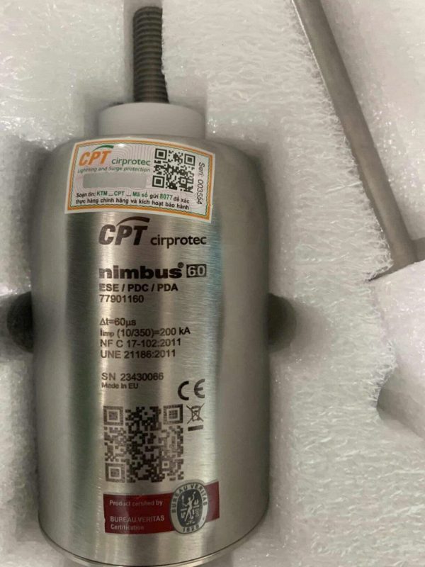 Kim Thu Sét Nimbus 15 – Giải Pháp Chống Sét Hiệu Quả Cho Nhà Ở Và Công Trình Nhỏ