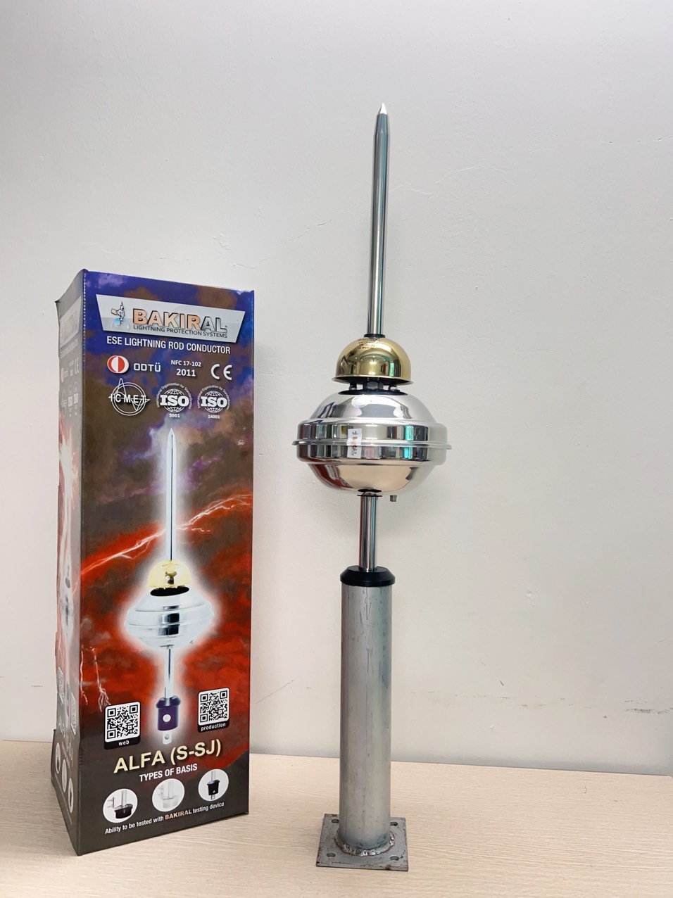 Kim thu sét Bakiral 15 – Giải pháp chống sét công nghệ cao nhập khẩu Thổ Nhĩ Kỳ