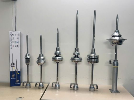 Các loại kim thu sét phổ biến hiện nay